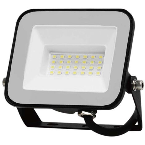 V-TAC PRO VT-44020 Faro LED 20W proiettore Chip Samsung corpo luce nera 6500K IP65 - 10016