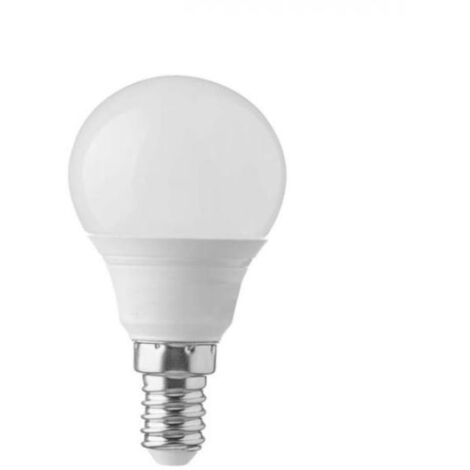 LAMPADINA LED E14 4.5W BULB P45 MINIGLOBO SMD CHIP SAMSUNG VT-236 Bianco Freddo