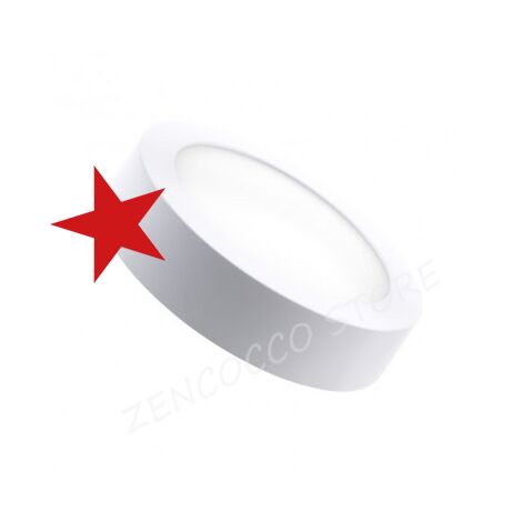 Faretto Led a Pannello Tondo da Incasso Soffitto 20w 3000k Luce Calda(D