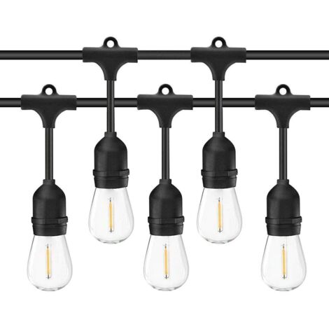 Catena Luminosa Esterno LED Collegabili, GlobaLink S14 Luci 16M/53FT - Foto 5