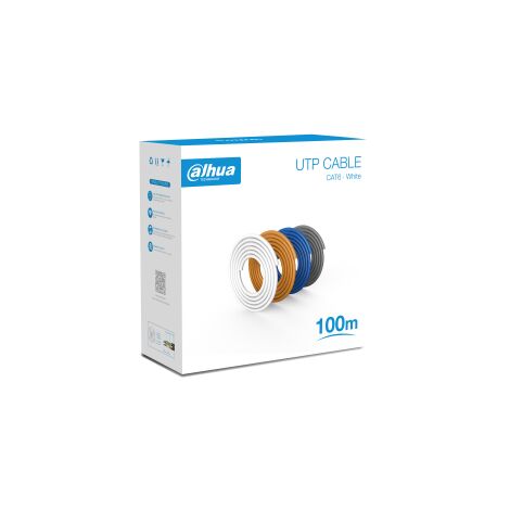 CAVO DAHUA UTP 100 METRI - CAT6E DH-PFM920I-6UN-C-100 100% rame  DH-PFM920I-6UN-C-100