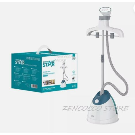 FERRO DA STIRO VERTICALE A VAPORE 1600W 3 VELOCITA 2.5L REGOLABILE ACCIAIO INOX