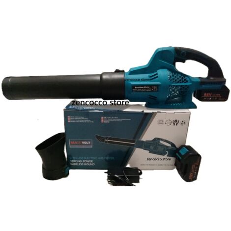 SOFFIATORE Foglie per Giardino 2 BATTERIE 6 VELOCITA Fino a 21000 Giri/Min 580W