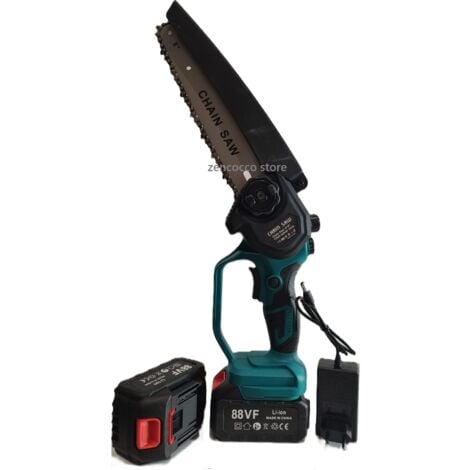 Motosega Mini Senza Fili 8 Pollici 1300W - Motore Brushless - Pompa - Foto 7