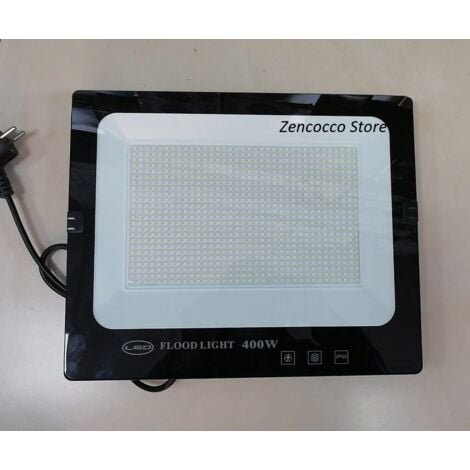 400W Faro Slim smd 864 LED 18000lm Luce Fredda 6400k Esterno IP66