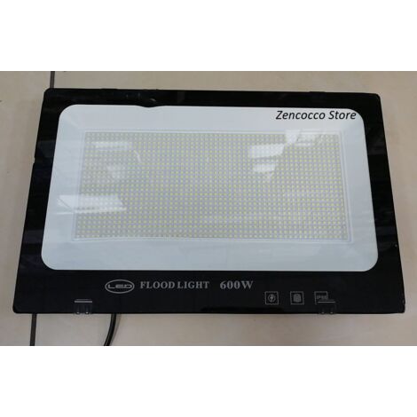 600W Faro Slim smd 1296 LED 27000lm Luce Fredda 6400k Esterno IP66