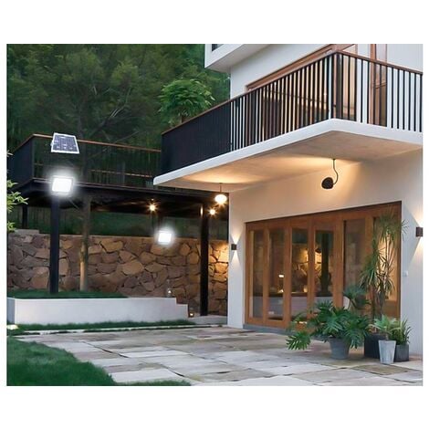 FARO LED 400W PANNELLO SOLARE CREPUSCOLARE IP65 LUCE 6500K 4650Lm