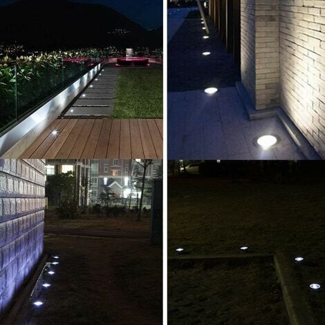 1W Faretto Incasso 1 LED da Esterno 220v Segnapasso Calpestabile IP65  Bianco Caldo