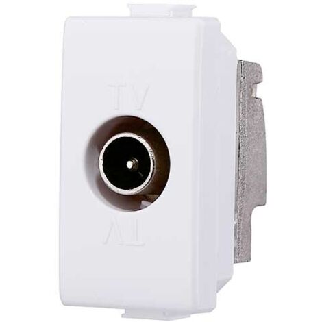 Ettroit Serie Solar Presa TV Passante Connettore Maschio Compatibile Bticino Matix MT2253