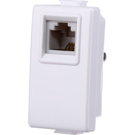 Ettroit Serie Solar Presa Telefonica RJ11 Compatibile Bticino Matix MT2354