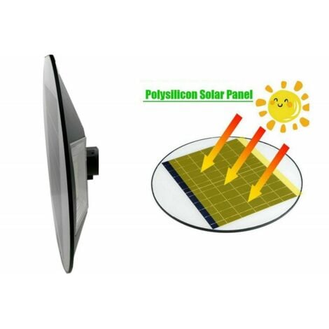 Lampione 300 Watt Faro Solare LED UFO  Luce Fredda Con Telecomando IP66
