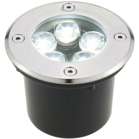 Incasso LED da esterno BARRET nichel DC3,5V 1W 3000K (luce calda) 2,4 cm.