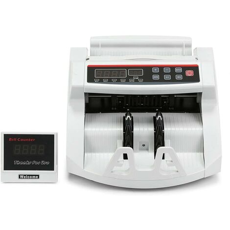 RILEVATORE SOLDI FALSI VERIFICA CONTA BANCONOTE FALSE EURO ELETTRICO Display Lcd - Foto 12
