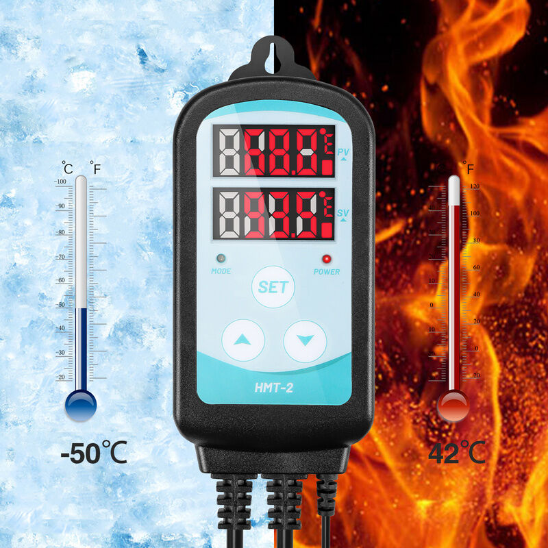 Wolketon Temperaturregler Infrarotheizungen Thermostat 230V 3000W  Frostschutzthermostat Digitaler