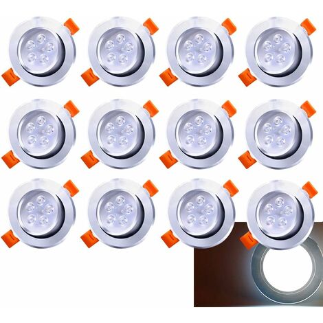 3W 5W 7W LED Einbaustrahler Einbauleuchte Einbauspot Dimmbar Deckenleuchte Lampe 
