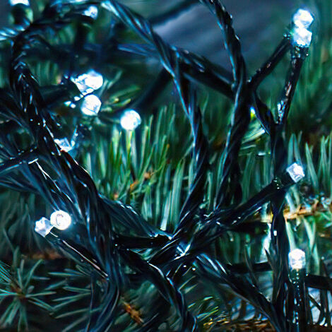Wolketon 20M 200 LED Lichterkette für Weihnachtsbaum, Kaltweiße
