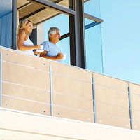 Balkonsichtschutz Balkonbespannung HDPE Doppelseitige Beschichtung 