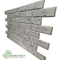 North Stone - Pannelli parete in ABS finta pietra effetto 3D 100x60cm x 0.6mm | 1 PANNELLO - 0,60 mq