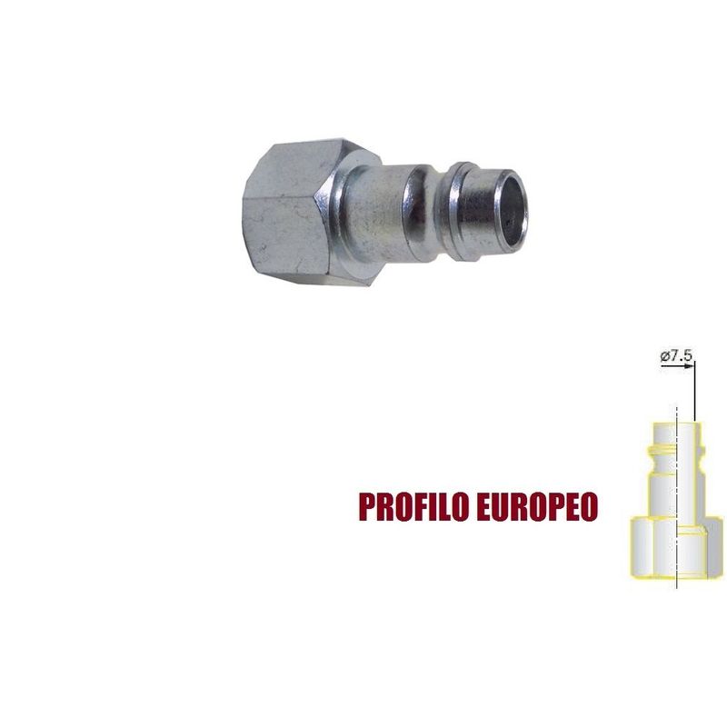Raccordo Rapido Pneumatico A Innesto Tipo C - Attacco Per Aria Compressa (Generico, Cina)