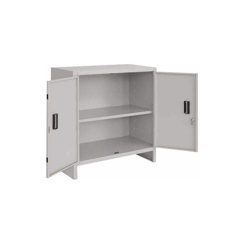 ARMADIO ARMADIETTO BASSO MINI 60X40 CM CON PIANO ALTEZZA 80 CM METALLO UFFICIO