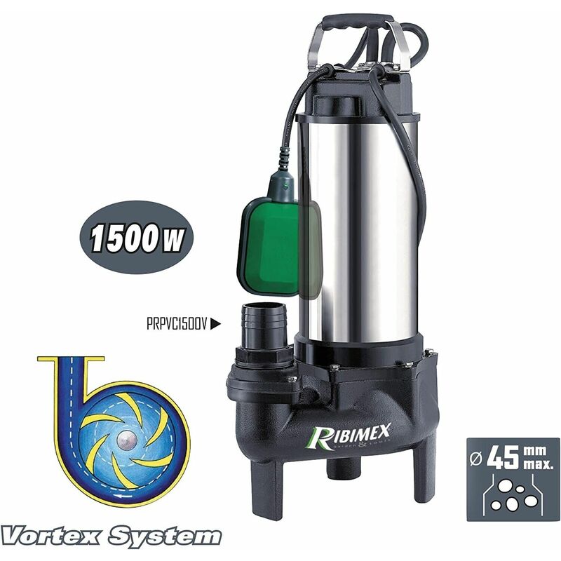 Pompa Acque Scure 1500W - con Trituratore