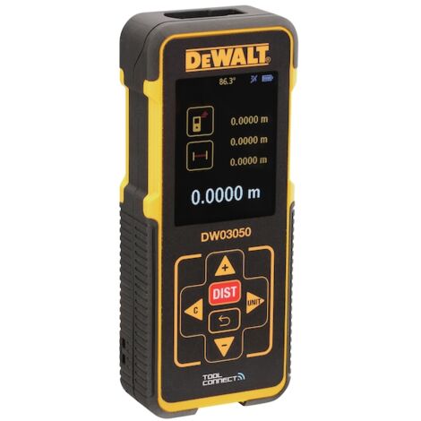 DeWALT DW03050 Misuratore laser di distanze 50 m precisione 1,5 mm con  custodia