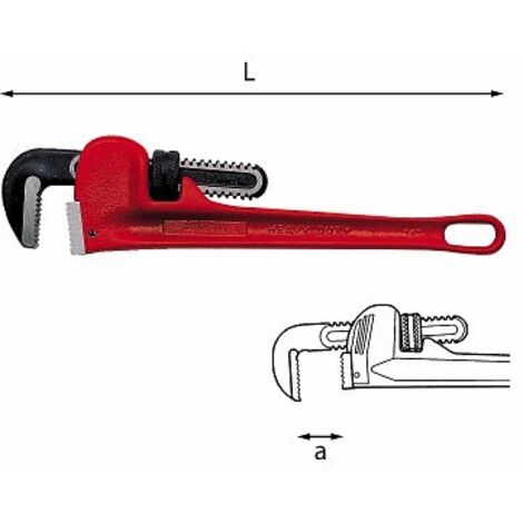 USAG 302 N GIRATUBI GIRATUBO MODELLO AMERICANO PROFESSIONALE CHIAVE A PAPPAGALLO - Lunghezza: 250 mm