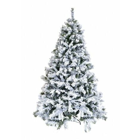 Albero Di Natale Innevato Marilleva 210 cm 1098 Rami Super Folto