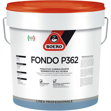 BOERO FONDO P362 FISSATIVO CONSOLIDANTE PIGMENTATO ALL'ACQUA 5 litri