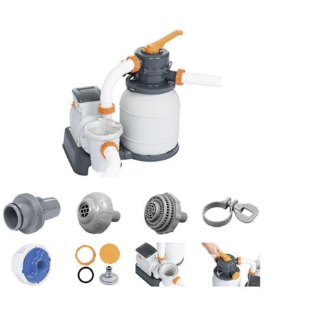 Pompa Filtro A Sabbia Bestway 58497 Flowclear Da 5.678 lt/h per Piscina