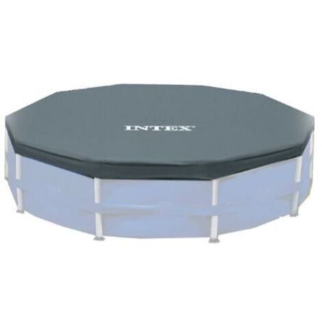 INTEX 28030 COPRIPISCINA COPRI PISCINA TELO TONDO COPERTURA PER FRAME ø 305 Cm
