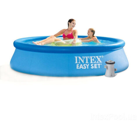 Piscina Autoportante INTEX 28108 Easy Set rotonda tonda Ø 244 H 61 con pompa