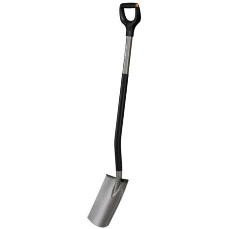 Fiskars 1066710 Vanga quadra Ergonomic badile multiuso ultra leggero in acciaio