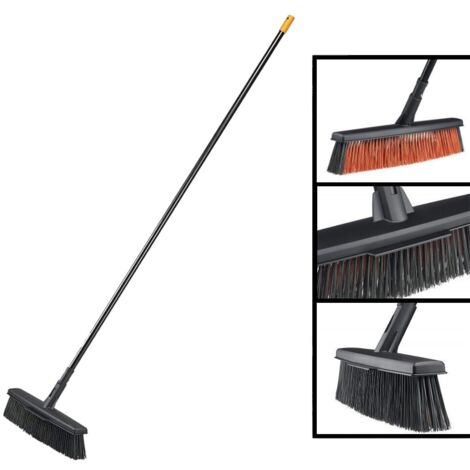 Fiskars L scopa scopone super leggera ergonomica giardino viale + manico incluso