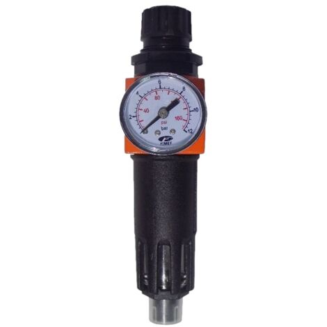 Filtro e Riduttore Regolatore Pressione 1/2" Aria Compressa Utensili Pneumatici