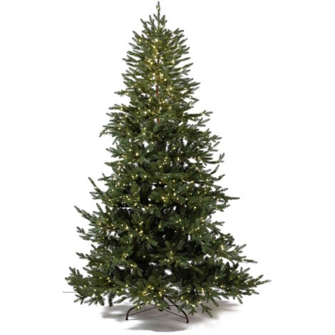 BUD Albero Di Natale HENRY LED con luci incorporate e tronco effetto realistico 180 cm - 1500LED