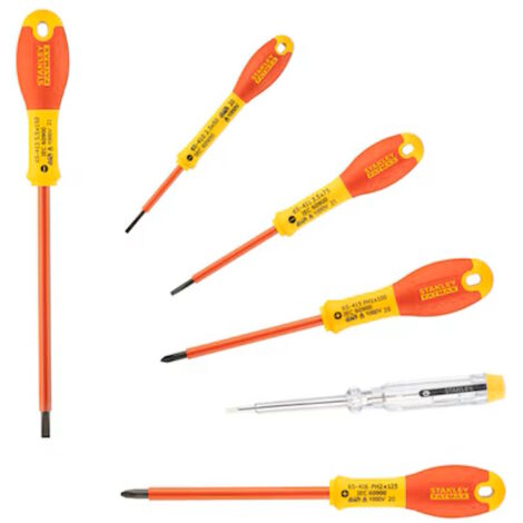 Stanley 0-65-441 Set 6 Giraviti FatMax isolati 1000V con cercafase