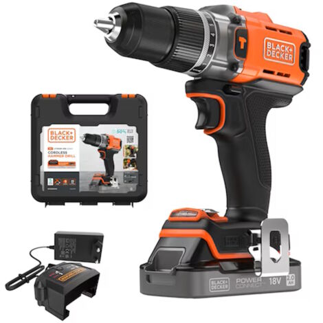 Black & Decker Trapano percussione Black & Decker BCD383D1XK-QW POWER CONNECT (1/5)
