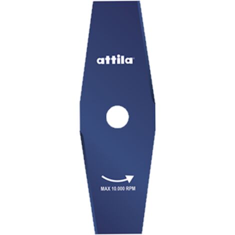 Disco da taglio in acciaio a 2 denti per decespugliatore 255 x 25,4 x 1,6 mm