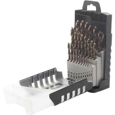 Krino 01155302 - HSS-CO Set Punte Rettificate In Cobalto Per Acciaio Inox - 25 Pezzi