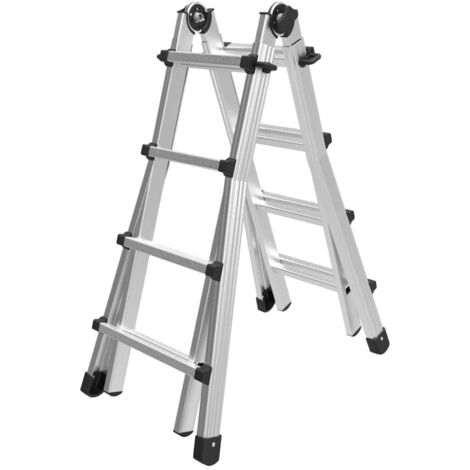 Marchetti BLACK 66 scala telescopica in alluminio allungabile fino a 6,3 mt