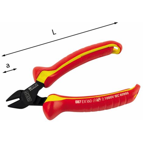 USAG 087 EX Tronchesi Isolati Tagliente Diagonale 1000 V Professionali
