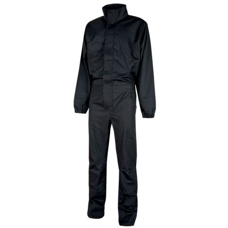 Tuta da Lavoro U-Power Roma - Tessuto Stretch e Resistente - Alta Prestazione - Taglia: M - Modello: BLACK CARBON