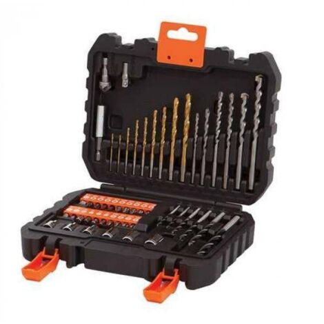 BLACK+DECKER A7188-XJ Set 50 Pezzi Forare Avvitare Punte Inserti Bussole Custodia (1/8)