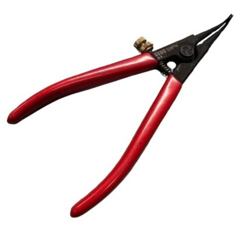 USAG 128 PN Pinze a becchi piegati a 90° per anelli elastici esterni seeger - Capacità: 3÷9 mm