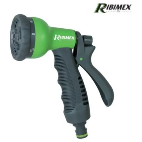 Ribiland 1302 Pistola multigetto 8 funzioni irrigazione giardino Soft touch (1/3)