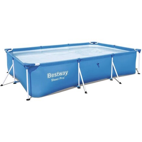 Piscina rettangolare fuori terra BestWay 56404 STEEL PRO 300x201 cm - Allestimento: Solo piscina