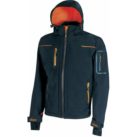 UPower SPACE giubbino piumino giacca da lavoro impermeabile antivento  invernale colore DEEP BLU taglia 2XL