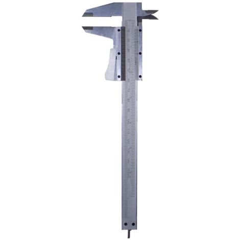 Calibro a corsoio con scala metrica e pollici 0,05 mm 1/128 inch ventesimale