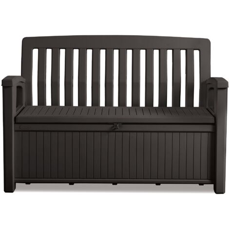 Cassapanca in Resina Keter Patio 88X139X63,5 Marrone - K234093
